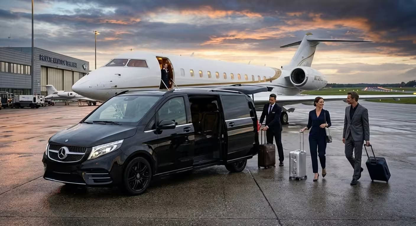 Airport private transfer pickup