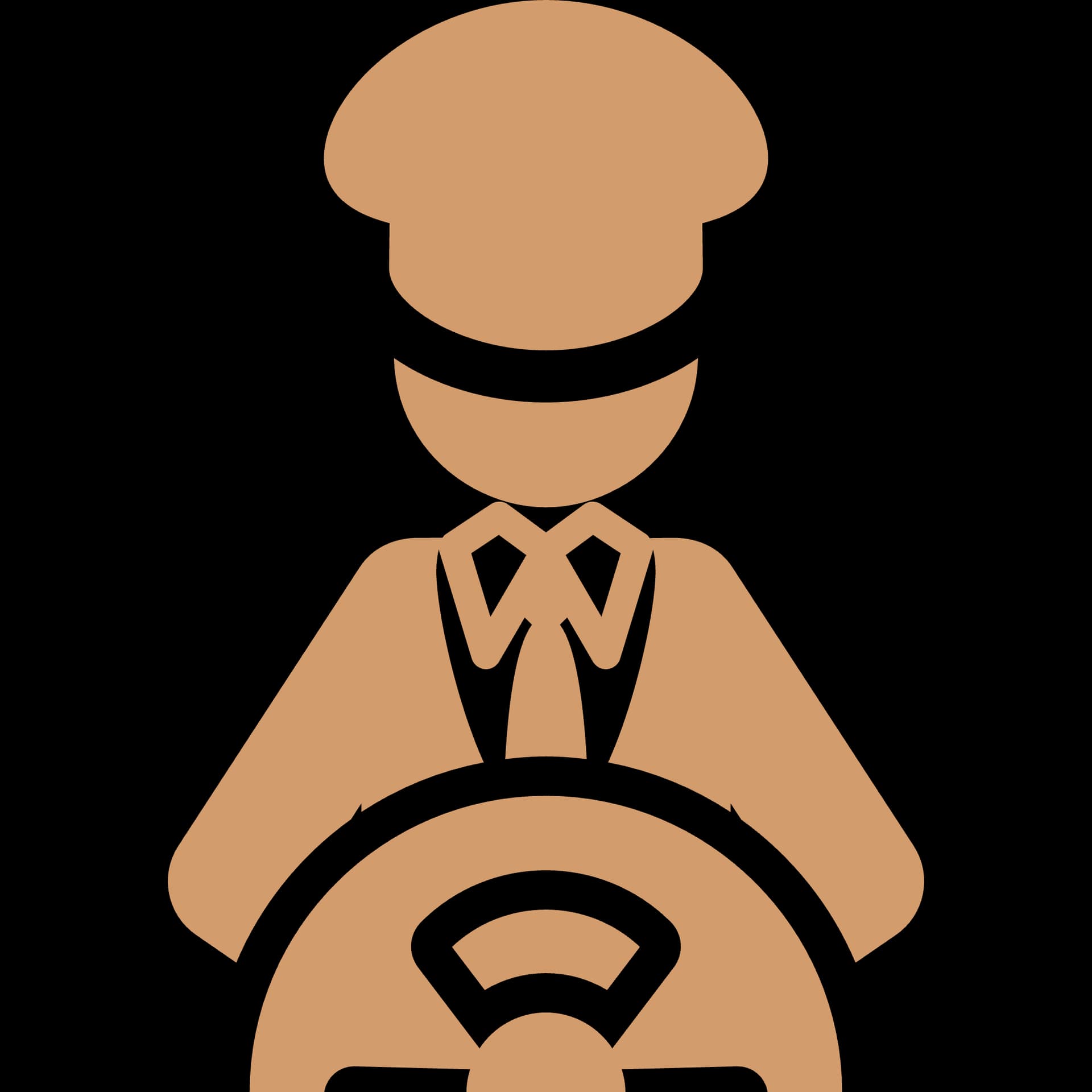 Professioneller Chauffeur